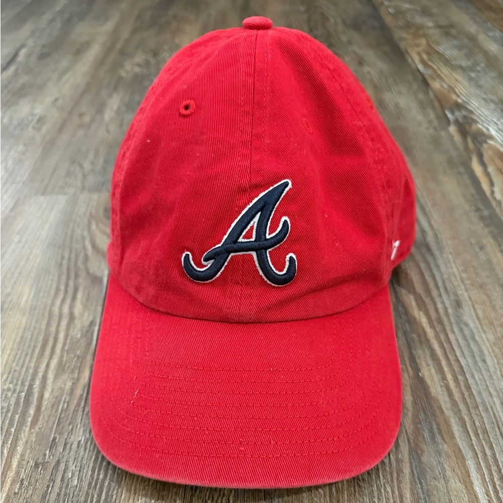 Red Atlanta Braves Hat